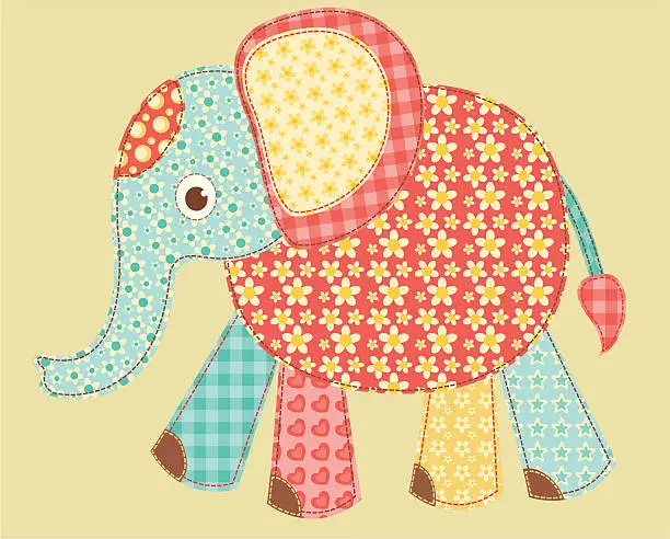 Vector illustration of Application elephant.