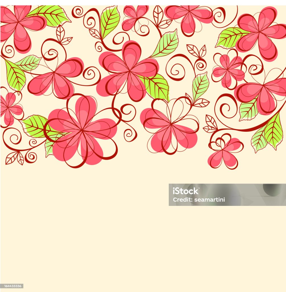 Floral background Floral background for textile or wallpaer design Abstract stock vector