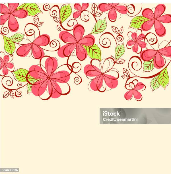 Floral Background Stock Illustration - Download Image Now - Abstract, Backgrounds, Beauty In Nature