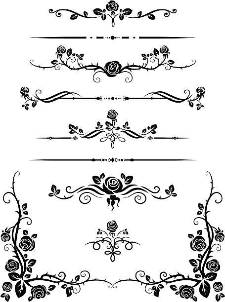 装飾的なデザイン - frame calligraphy ornate retro revival点のイラスト素材／クリップアート素材／マンガ素材／アイコン素材