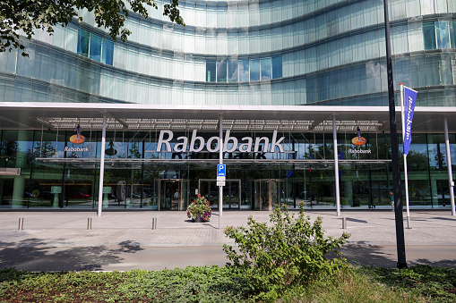 Head office of the Rabobank at the Croeselaan in Utrecht in the Netherlands