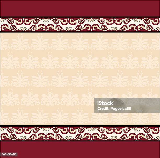 Fundo De Tapeçaria Vintage Vector - Arte vetorial de stock e mais imagens de Antiguidade - Antiguidade, Artigo de Decoração, Barroco