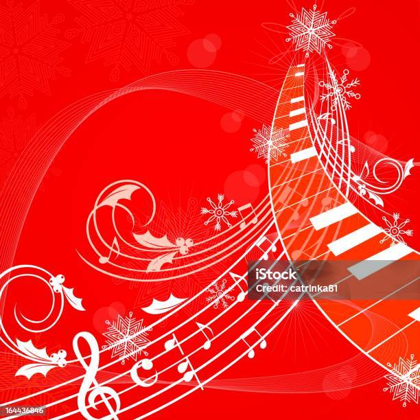 Noël Fond Musical Vecteurs libres de droits et plus d'images vectorielles de Fond - Fond, Hiver, Musique de Noël