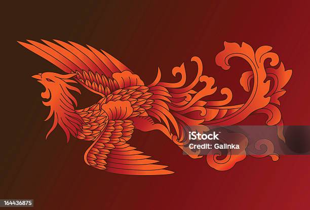 Ilustración de Rojo De Phoenix y más Vectores Libres de Derechos de Fénix - Fénix, Imagen pintada, Arte