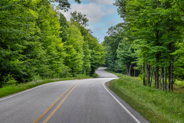 istock Winding Road Michigan 1644385569