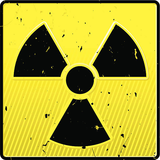 Nuclear power symbol vector art illustration