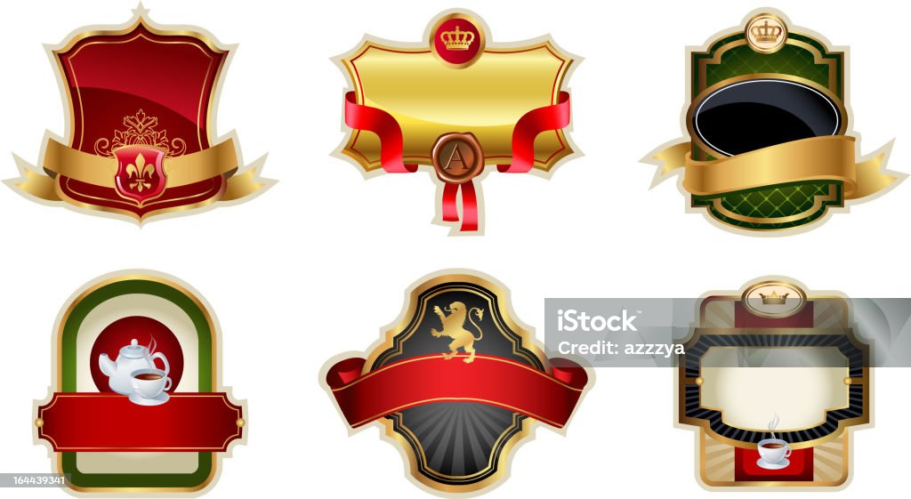 Labeles Picture Labels Set Stock Illustration - Download Image Now - Arts Culture and ...