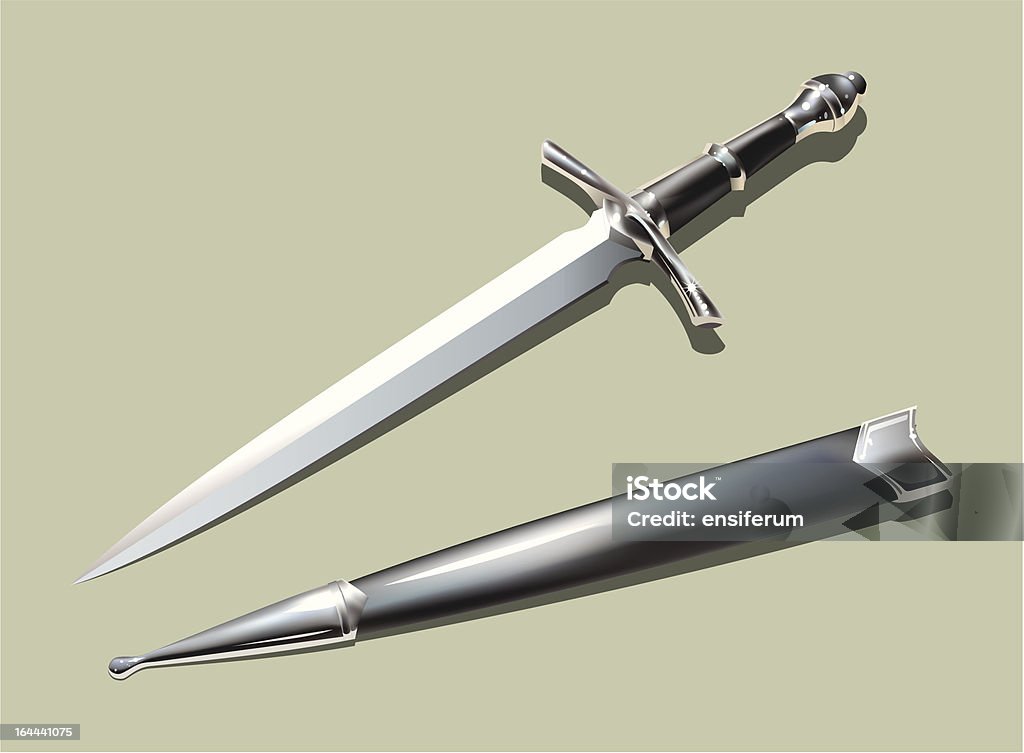 短剣や scabbard - ナイフのロイヤリティフリーベクトルアート