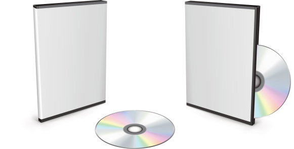 3d vector mesh disc boxes isolated on the white background