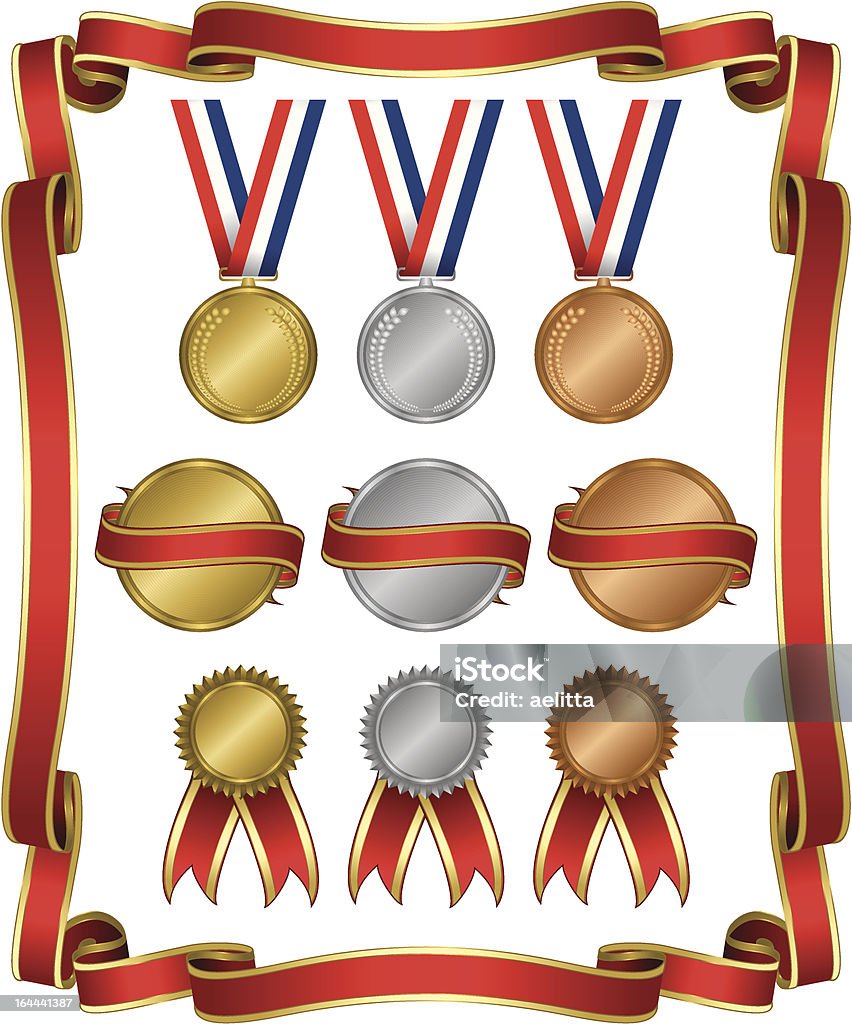 Medale - Grafika wektorowa royalty-free (Medal)