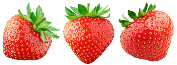 istock Strawberry isolated on white background 1644417286