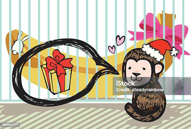 I Can Not Wait For Christmas Stock Illustration - Download Image Now - Animal, Anticipation, Ape