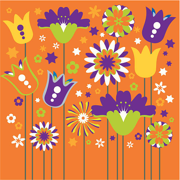 Flowers vector art illustration