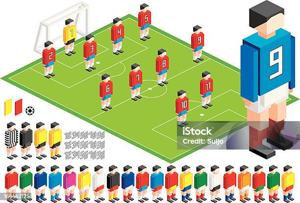 Vetores de Tática Kit De Futebol e mais imagens de Time de futebol - Time de futebol, Futebol, Pixelado