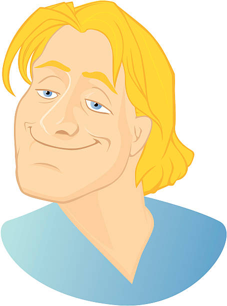 115 Cartoon Of The Blonde Hair Blue Eyes Male Illustrations & Clip Art -  iStock