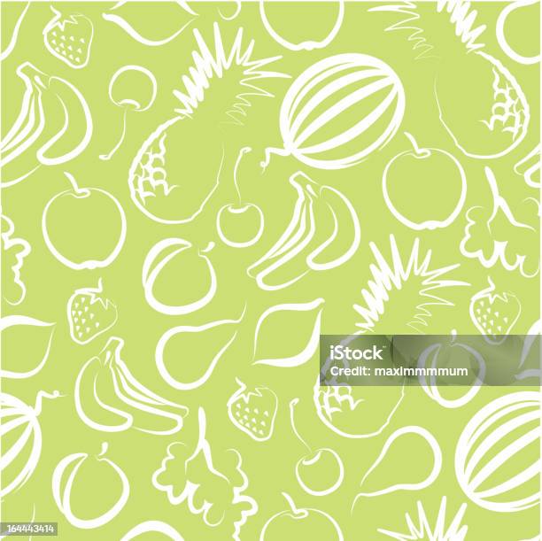 Owoce - Stockowe grafiki wektorowe i więcej obrazów Ananas - Ananas, Arbuz, Artykuły spożywcze