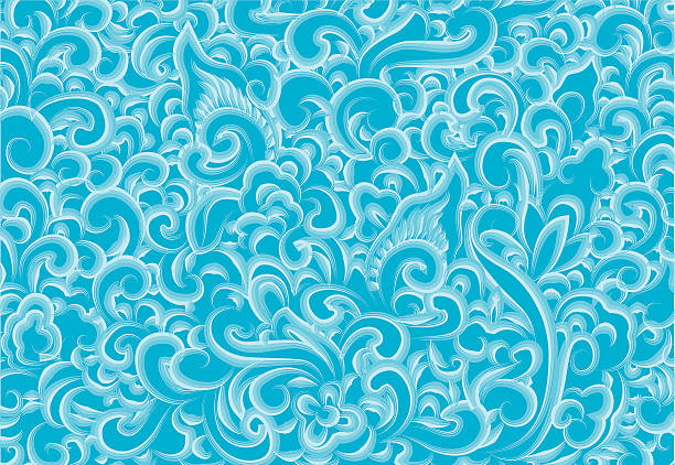 blue-pattern.eps - thai culture thailand painted image craft product stock-grafiken, -clipart, -cartoons und -symbole