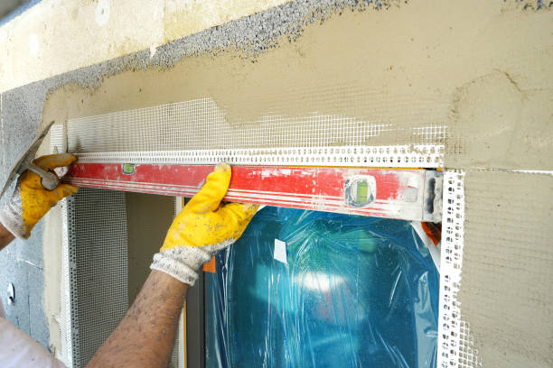 istock Construction site - insulation of a buildings facade 1644452296