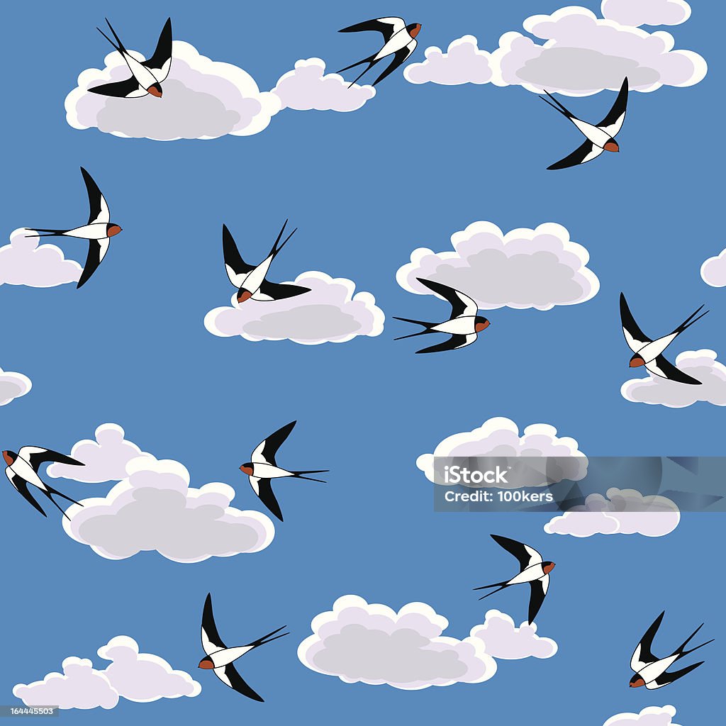 Trague volando hacia el cielo perfecto - arte vectorial de Ala de animal libre de derechos