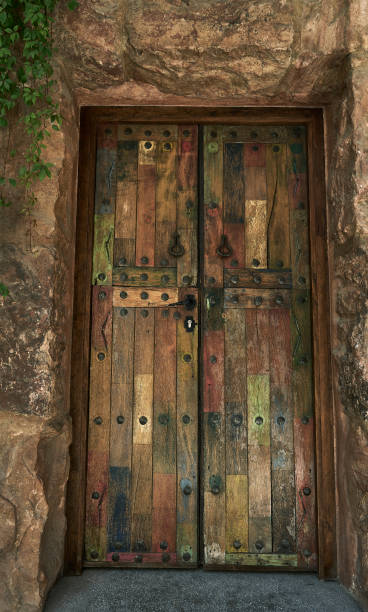 istock Timeless Elegance: Antique Doors in Vibrant Hues 1644455734