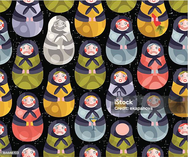Ilustración de Matreshka Patrón Sin Costuras De Muñecas Rusas y más Vectores Libres de Derechos de Muñeca Rusa - Muñeca Rusa, Adulto, Arte y artesanía