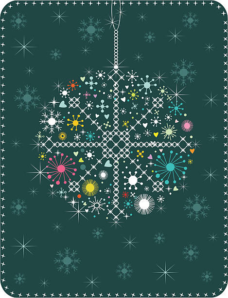 Holidays Winter background made with graphics elements vector art illustration