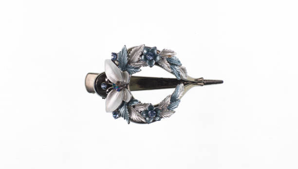 istock ornate vintage hairpin isolated on white background 1644474909