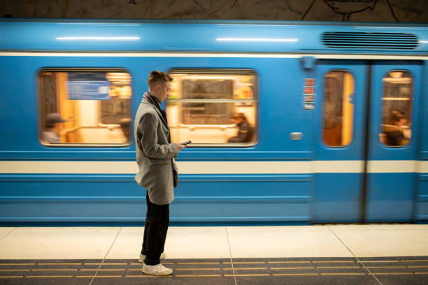 istock Young man in subway station 1644476177