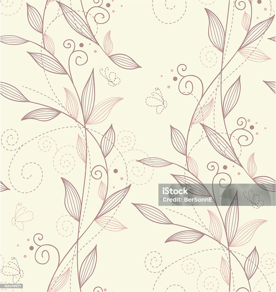 Seamless floral outline pattern background  http://clck.ru/3ron8  Abstract stock vector