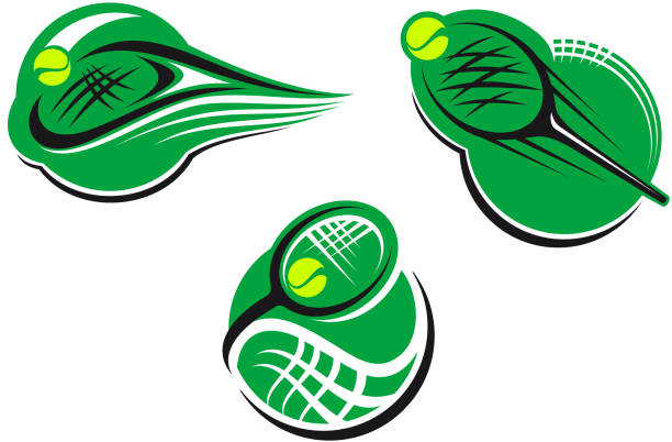 ilustrações de stock, clip art, desenhos animados e ícones de desporto ícones e símbolos de ténis - tennis wimbledon award sign