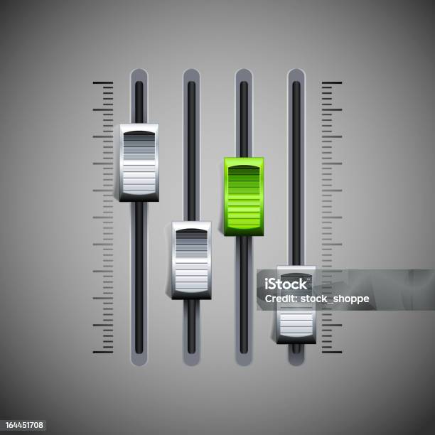 Console De Mixage Du Son Vecteurs libres de droits et plus d'images vectorielles de Ajuster - Ajuster, Arts Culture et Spectacles, Bande passante