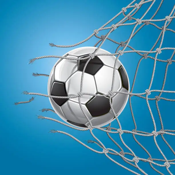 Vector illustration of Soccer Goal.