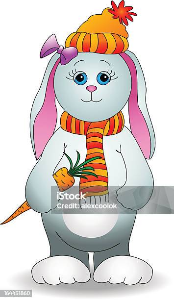 Rabbit Girl With A Carrot Stock Illustration - Download Image Now - Animal,  Animal Body Part, Animal Ear - iStock