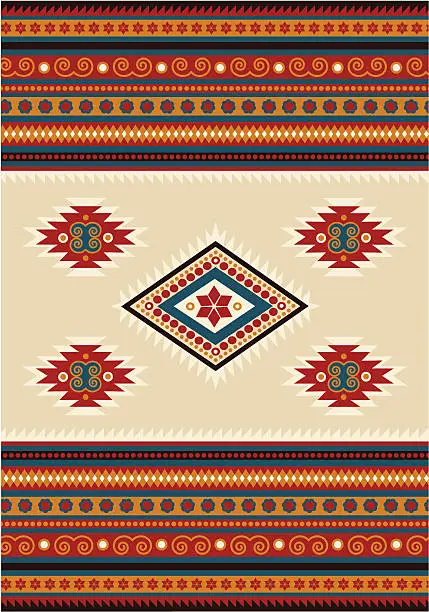 Vector illustration of Ethnic pattern.