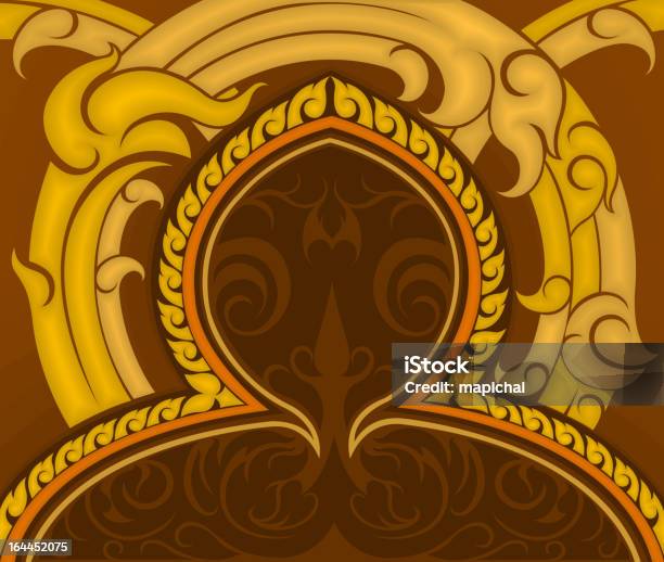 태국인 예술직 패턴 배경 개념에 대한 스톡 벡터 아트 및 기타 이미지 - 개념, 금색, 노랑