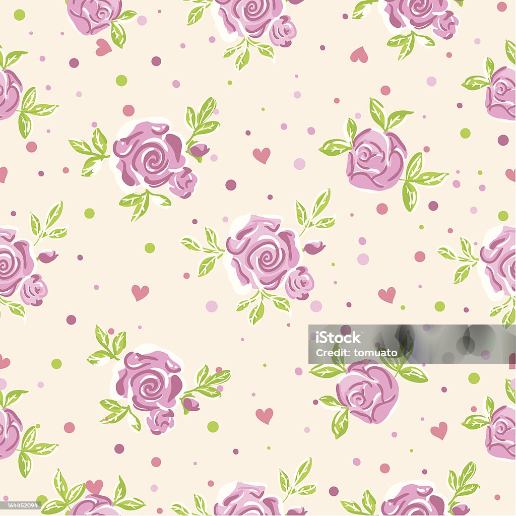 Seamless roses wallpaper pattern Arrangement stock vector