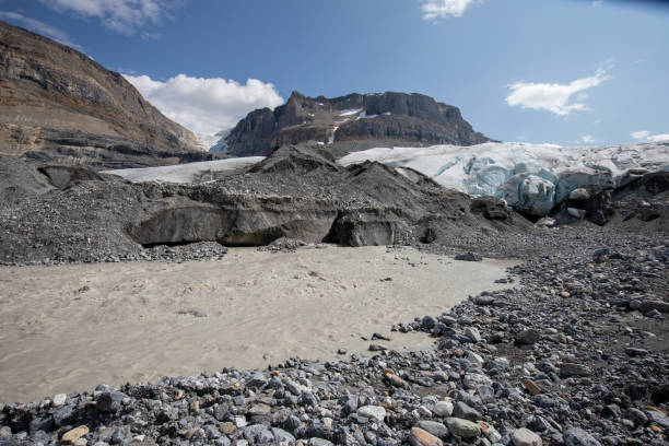 Saskatchewan Glacier Saskatchewan Glacier in Banff National Park in Canada saskatchewan glacier stock pictures, royalty-free photos & images