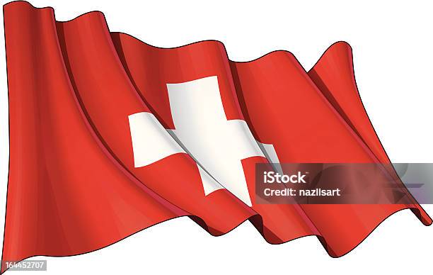 Flag Of Switzerland Stock Illustration - Download Image Now - Bern, Central Europe, Clipping Path