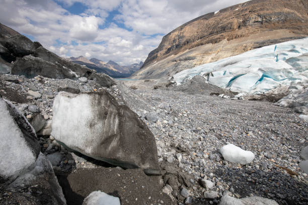 Saskatchewan Glacier Saskatchewan Glacier in Banff National Park in Canada saskatchewan glacier stock pictures, royalty-free photos & images