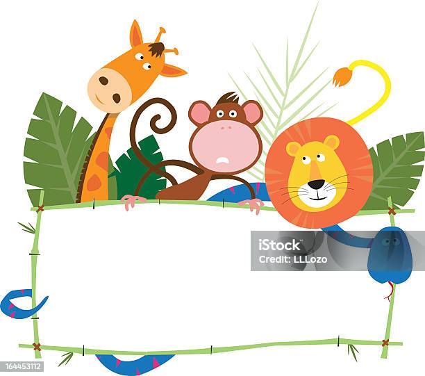 Jungle Banner Stock Illustration - Download Image Now - Animal, Animal Themes, Zoo