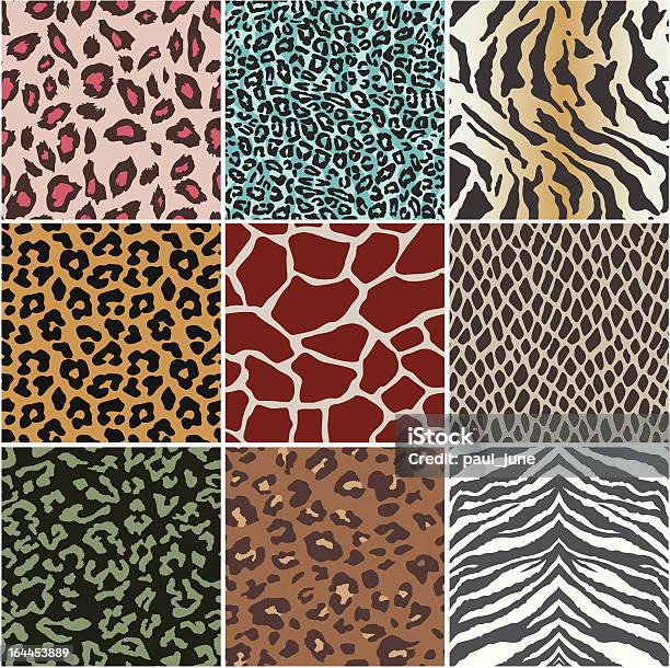 Peau Animale Swatch Vecteurs libres de droits et plus d'images vectorielles de Peau de guépard - Peau de guépard, Couleur et motif du pelage, Faune