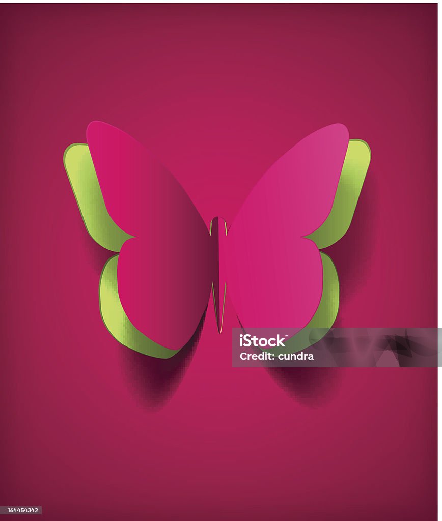 Paper Butterfly Vector Vector Paper Butterfly Stock Illustration - Download Image Now ...