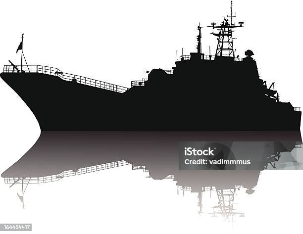 높은 철두철미 배송 실루엣 구축함에 대한 스톡 벡터 아트 및 기타 이미지 - 구축함, 군함, Cuban Missile Crisis