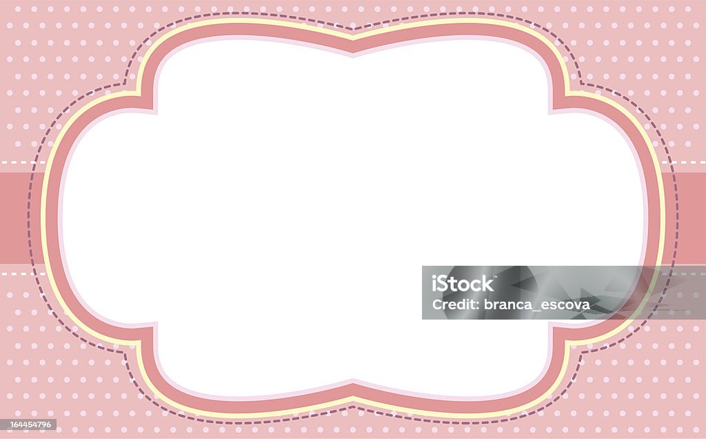 Ornate Pink Bubble Frame A vector Illustration of Ornate Pink Bubble Frame Announcement Message stock vector