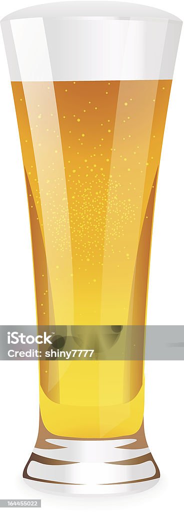 ビールガラスで - お祝いのロイヤリティフリーベクトルアート