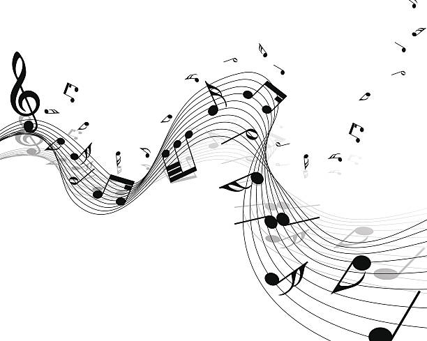 ilustrações, clipart, desenhos animados e ícones de nota pessoal - music musical note treble clef dancing