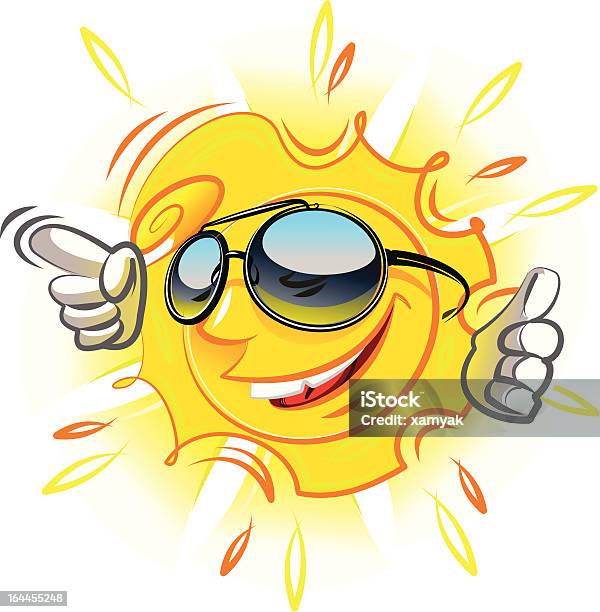 Sun Stock Illustration - Download Image Now - Cartoon, Characters, Climate