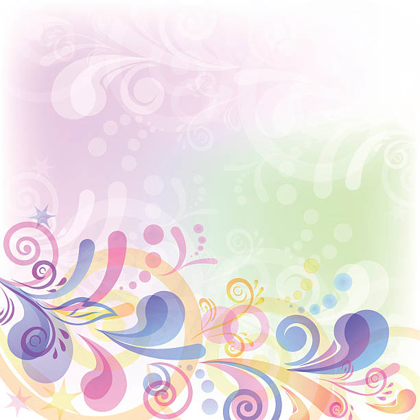 抽象的な花の背景 - backgrounds transparent circle purple点のイラスト素材／クリップアート素材／マンガ素材／アイコン素材