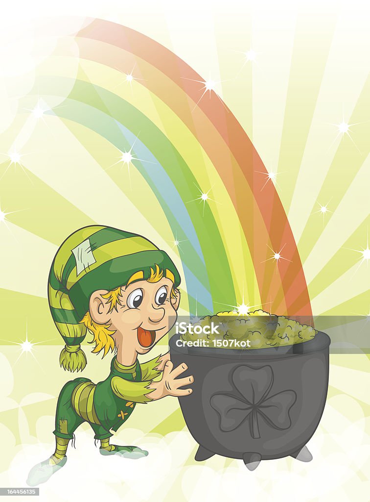 Schönen St. Patrick's Day - Lizenzfrei Blatt - Pflanzenbestandteile Vektorgrafik