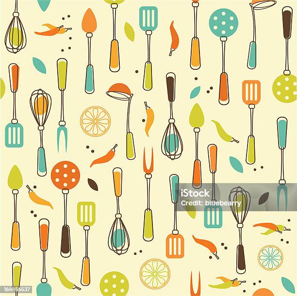 Utensílio De Cozinha - Arte vetorial de stock e mais imagens de Fofo - Descrição Física - Fofo - Descrição Física, Plano de Fundo, Batedor de Ovos Manual